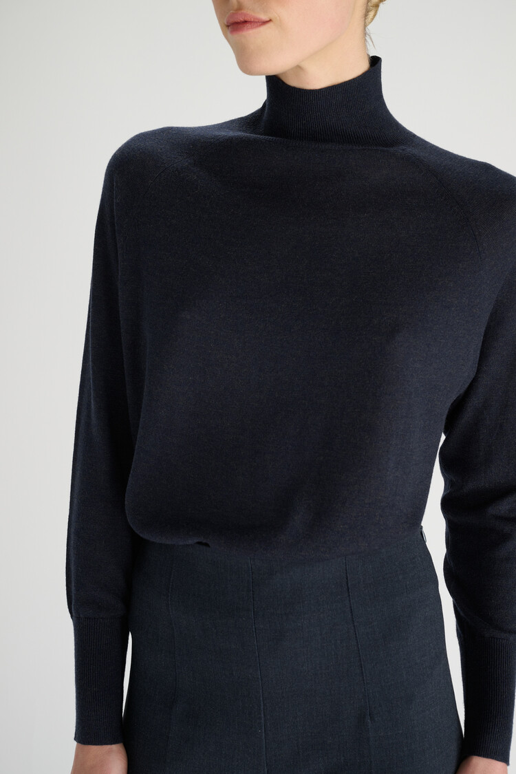 Oscar the Collection CECILE Top - Indigo Jean Blue