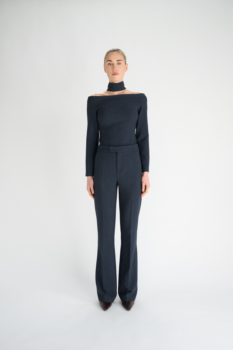 Oscar the Collection LAURE Trousers - Indigo Jean Blue