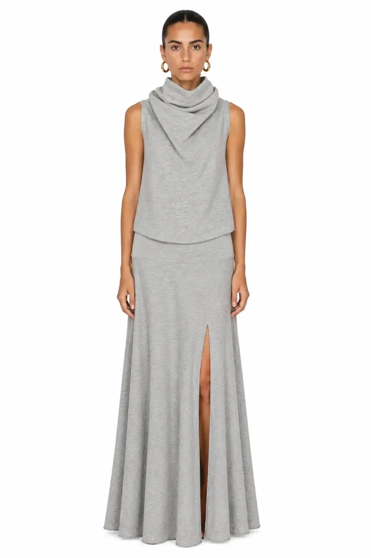RAE Antwerp ALEXIA Haltertop Grey