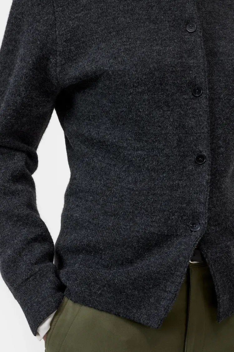 Closed C96827 Cardigan Black Melange