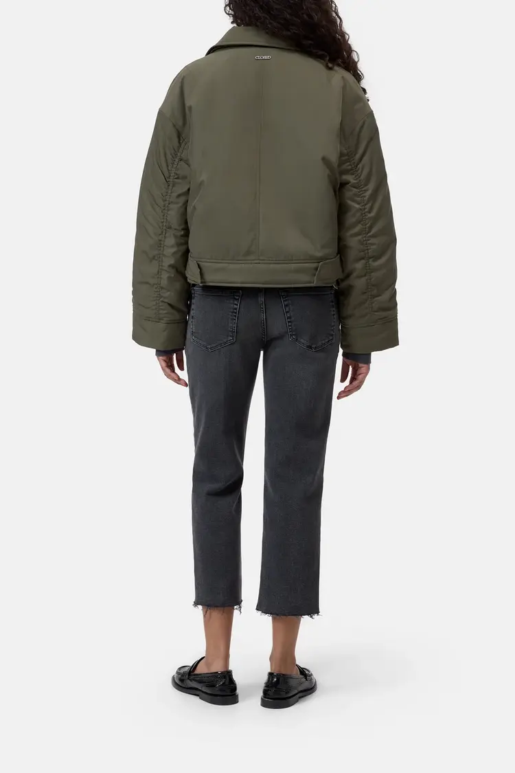 Closed Bomber Cypress Green