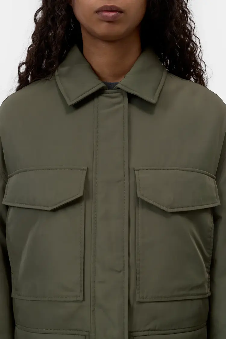 Closed Bomber Cypress Green