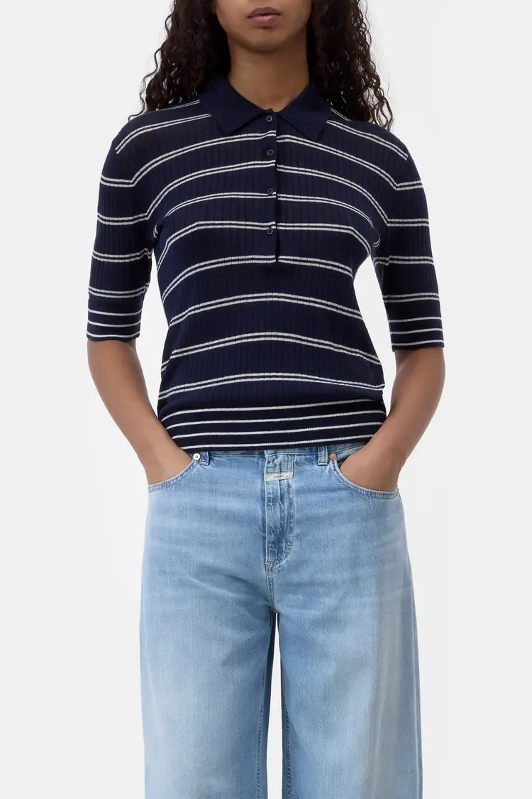 Closed Short sleeve polo DARK NIGHT