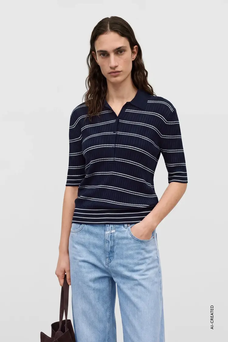 Closed Short sleeve polo DARK NIGHT