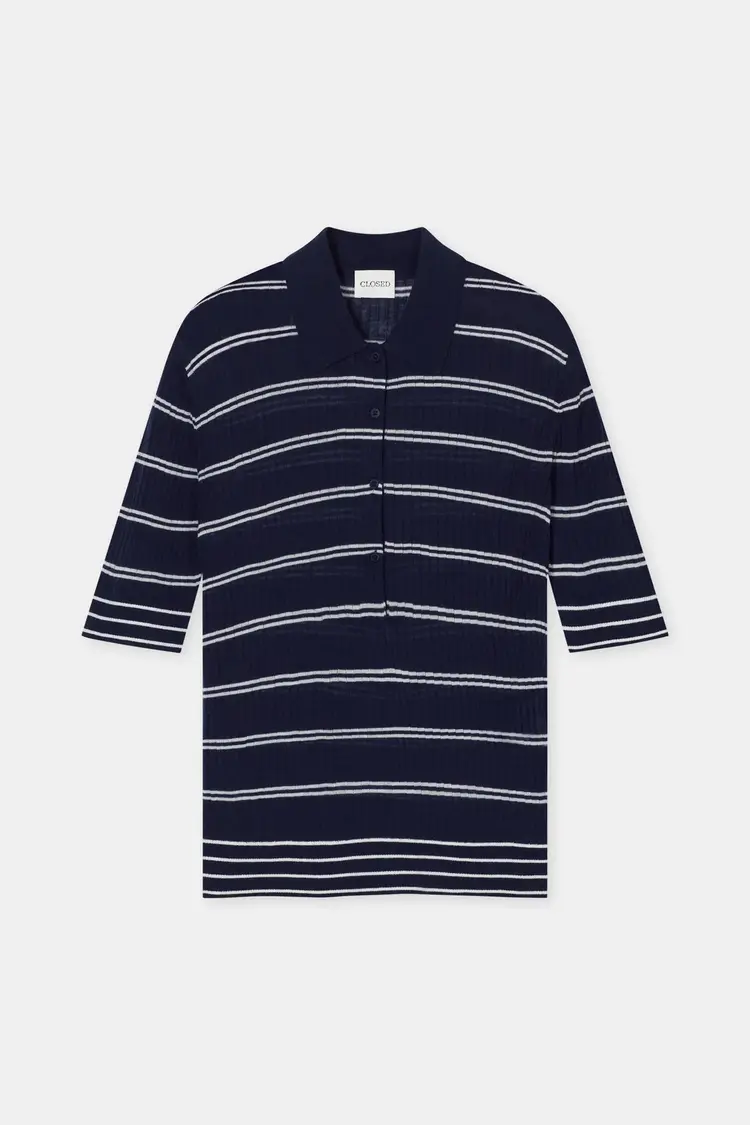 Closed Short sleeve polo DARK NIGHT