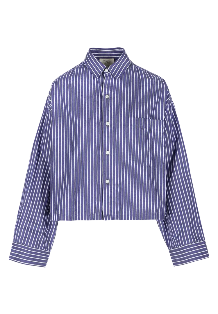 RAE Antwerp NIKKI Shirt - Dark Blue Stripe
