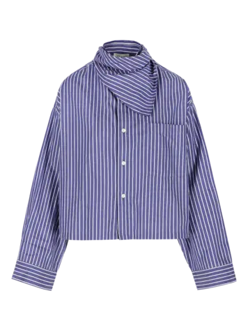 RAE Antwerp NIKKI Shirt - Dark Blue Stripe