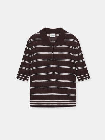 Closed Short sleeve polo BROWN