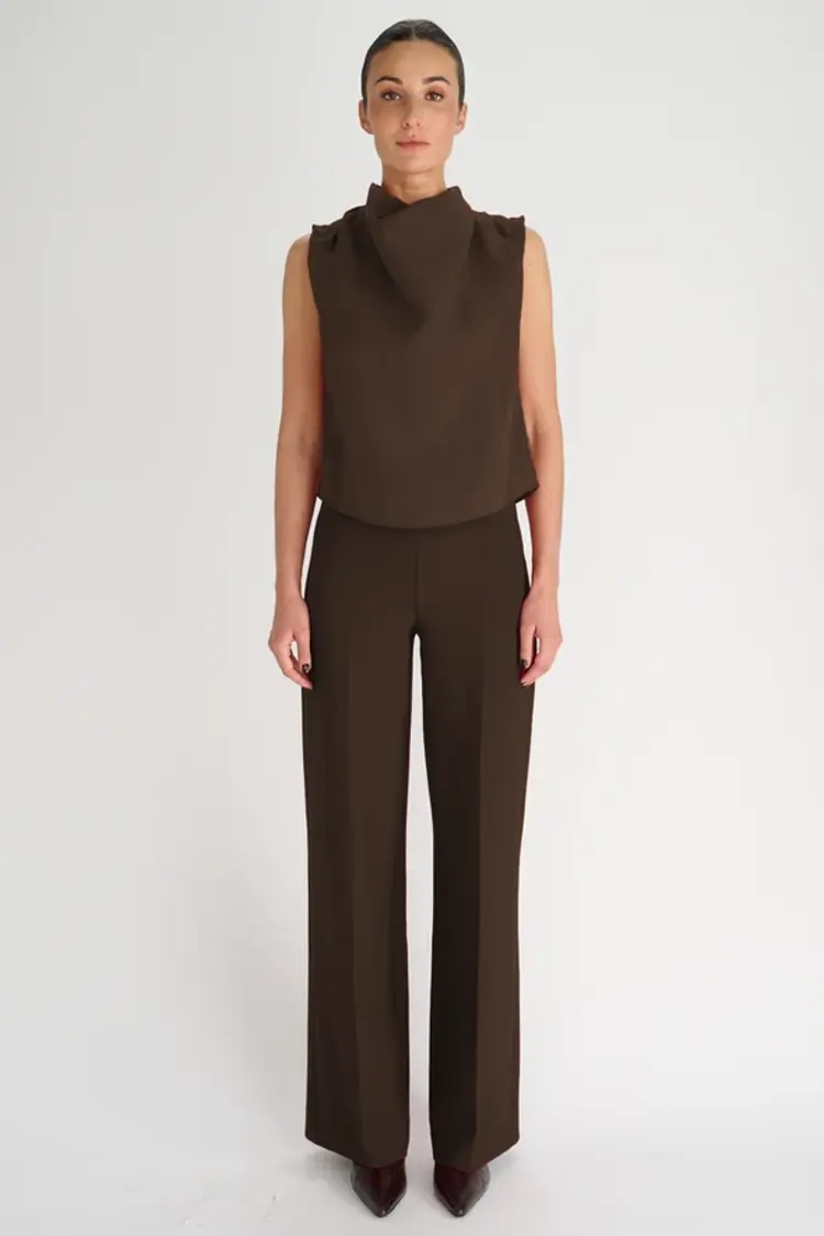 Oscar the Collection ISLA Blouse - Espresso