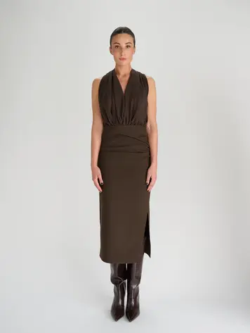 Oscar the Collection ADDISON Skirt - Espresso
