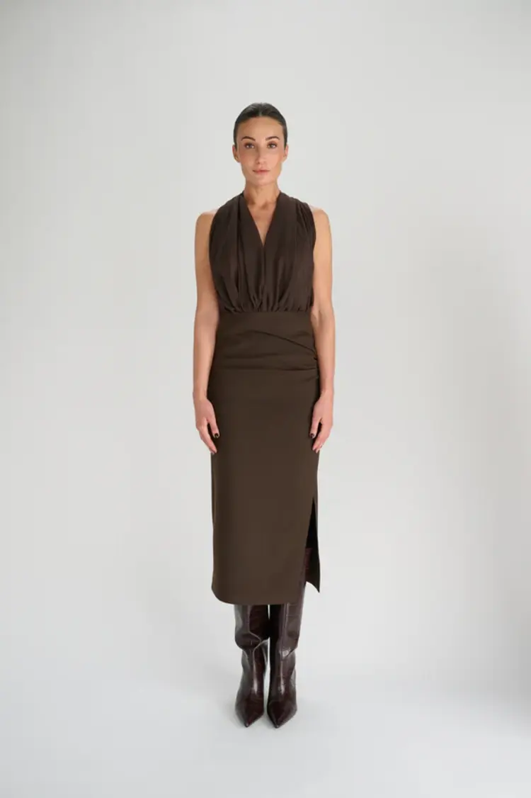 Oscar the Collection ADDISON Skirt - Espresso