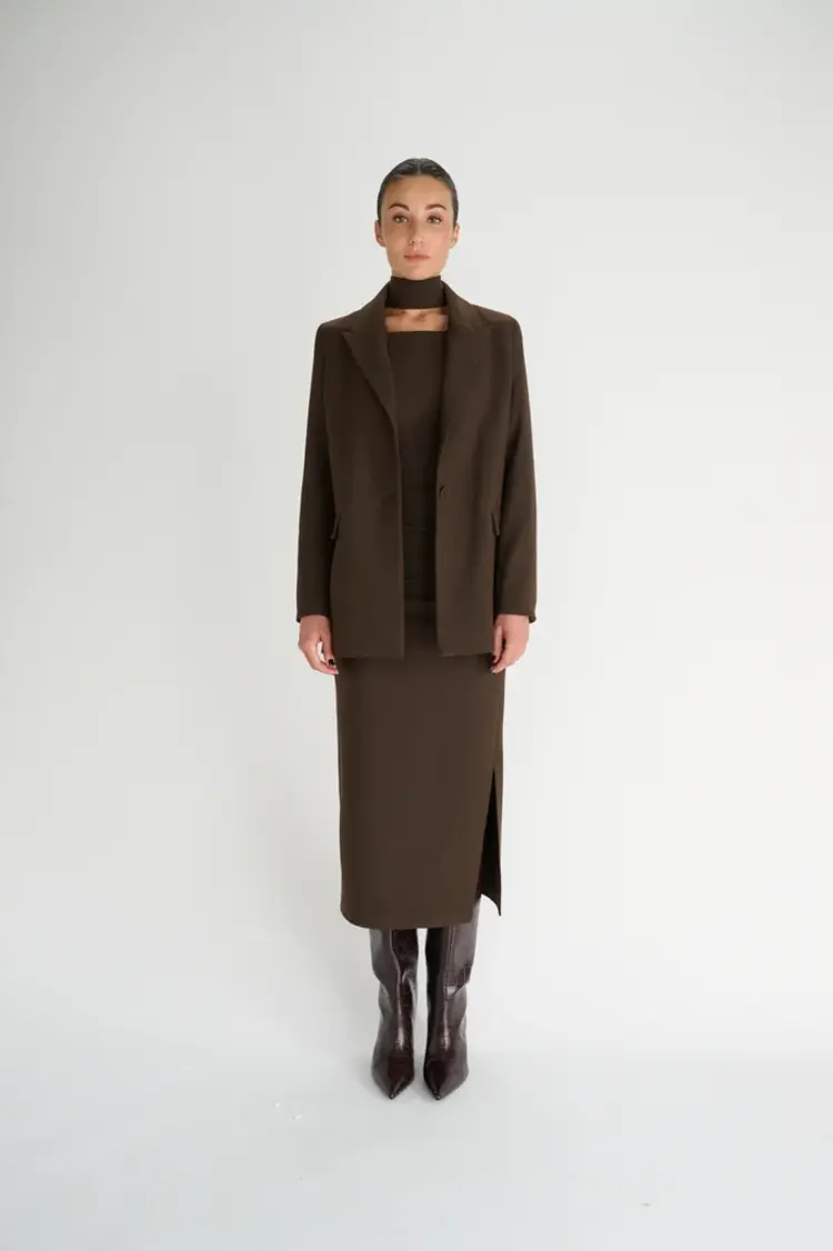 Oscar the Collection ADDISON Skirt - Espresso