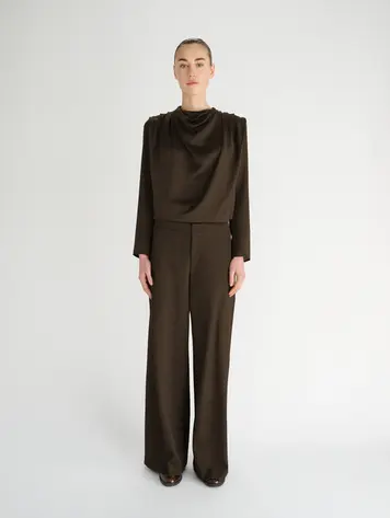 Oscar the Collection Tullah Blouse Espresso