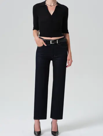 Citizens of Humanity PALMA Straight Clean Hem - Inky Rinse