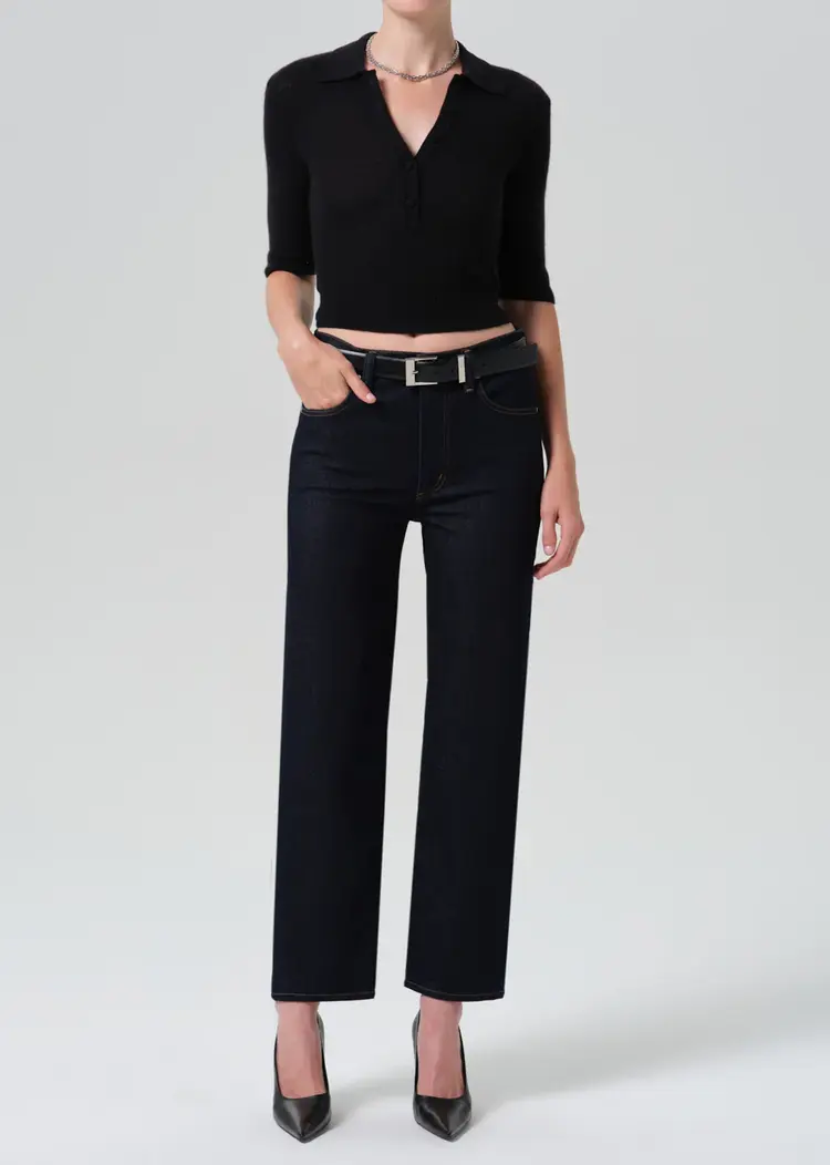 Citizens of Humanity PALMA Straight Clean Hem - Inky Rinse