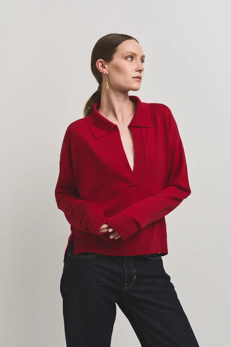 Cesar Casier AMINA Polo Red
