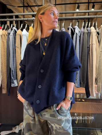 Cesar Casier JUULS Cardigan Navy
