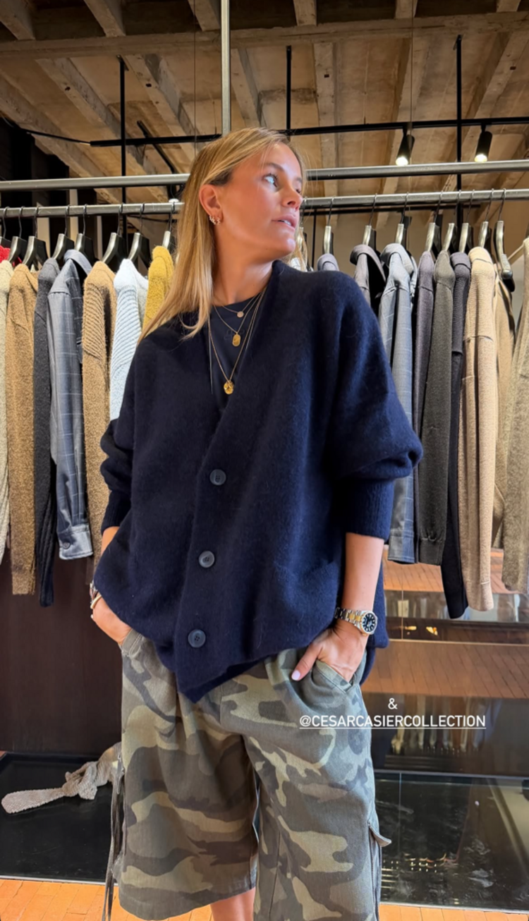 Cesar Casier JUULS Cardigan Navy