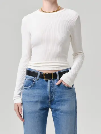 Citizens of Humanity BINA Crewneck - Pashmina