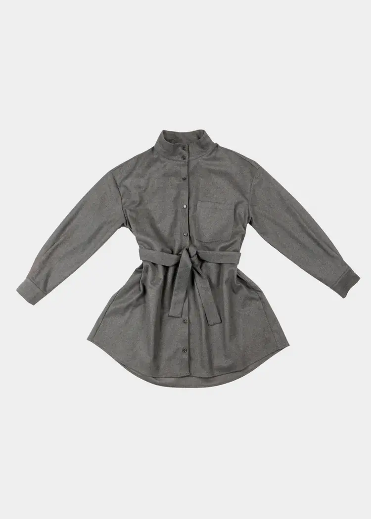 NOTED Antwerp BIBI Mini Dress - Grey