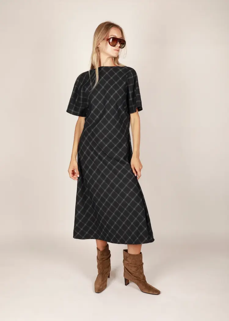 NOTED Antwerp CIM Dress - Checkered