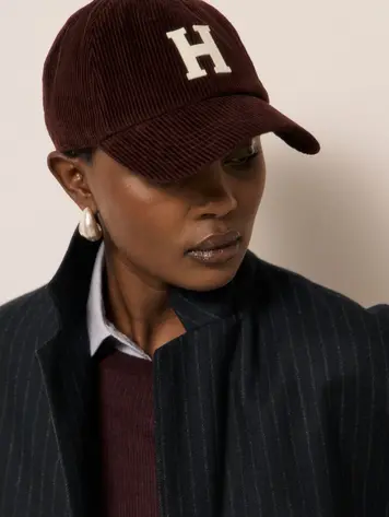 Hartford Cap H - Corduroy Bordeaux