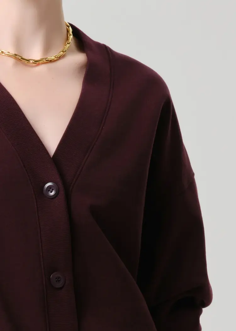 Citizens of Humanity FLEECE Cardigan Mahogany