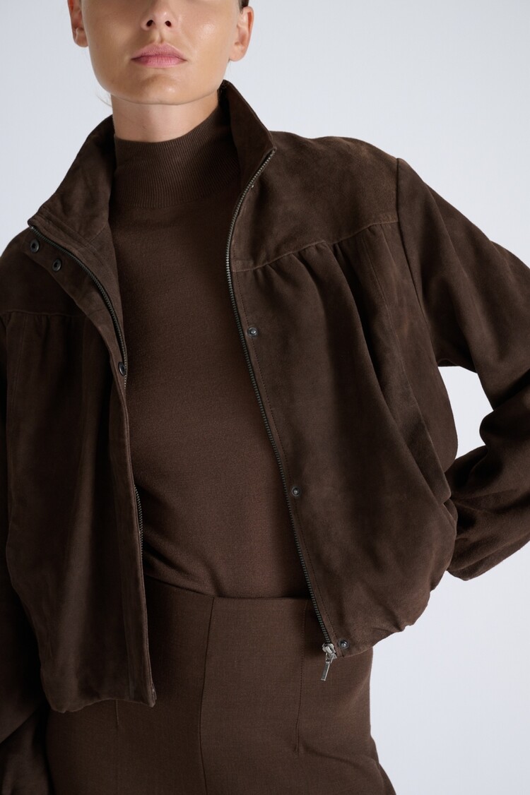 Oscar the Collection RUMBLE Jacket - Espresso