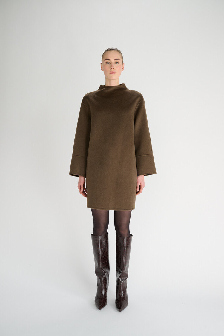 Oscar the Collection HERA Dress - Espresso
