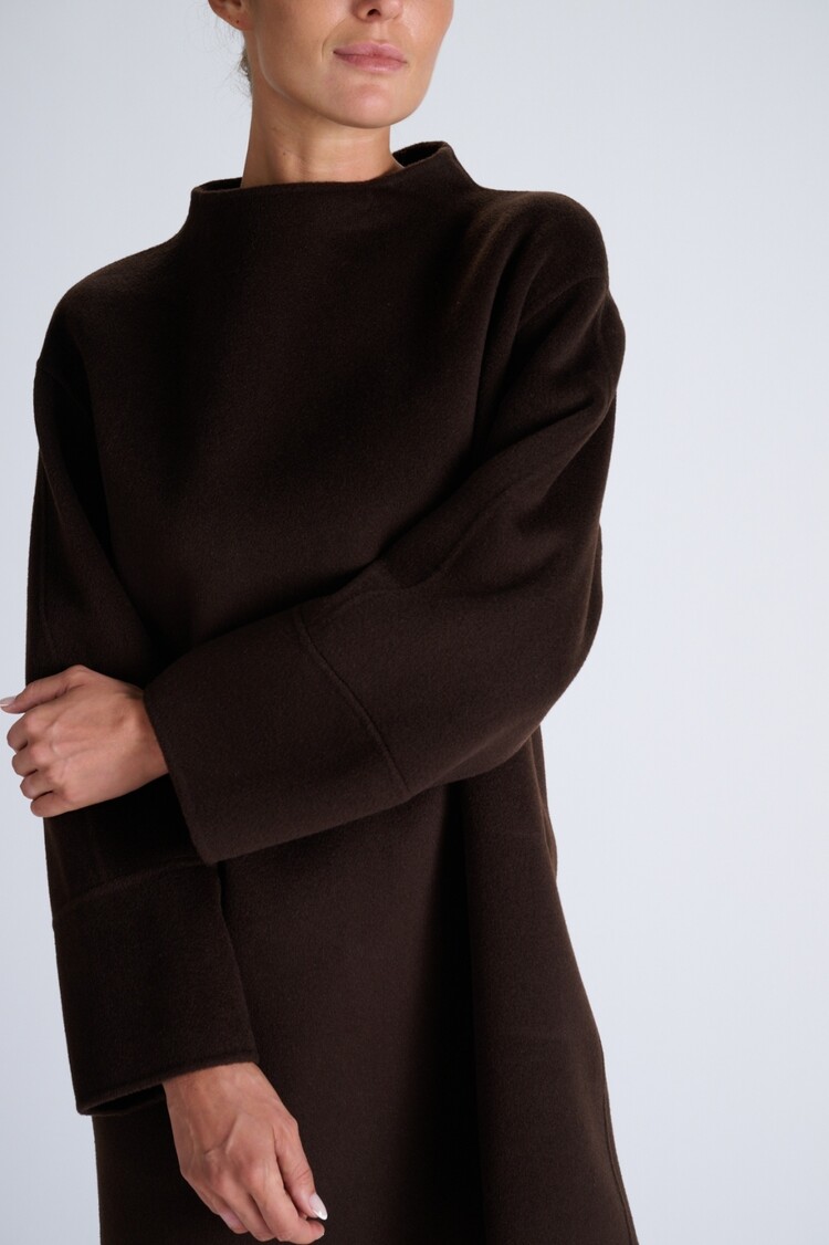 Oscar the Collection HERA Dress - Espresso