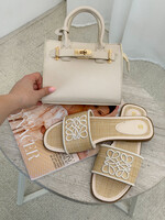 Slipper Roos 076 Beige