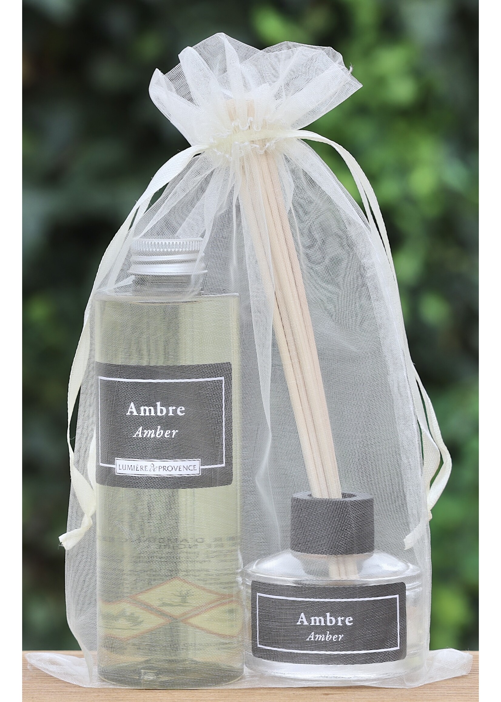 Miniflesje met geurstokjes