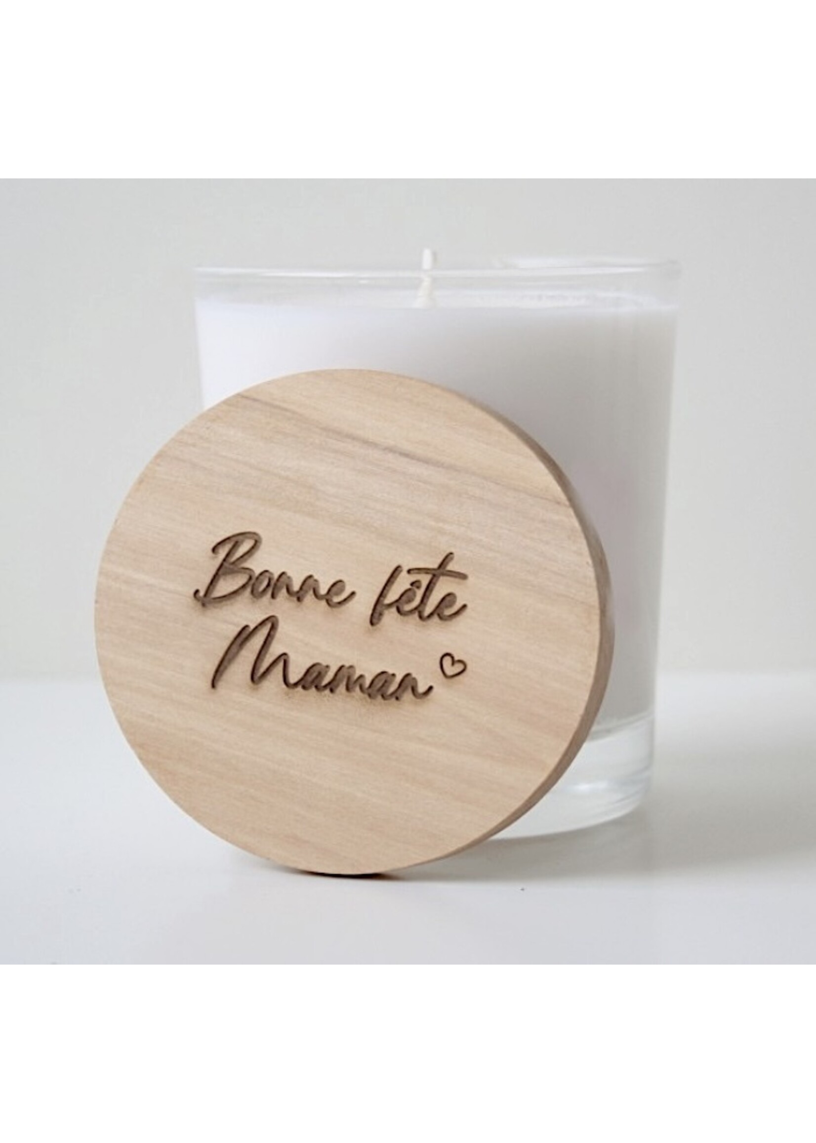 Gepersonaliseerde geurkaars met deksel