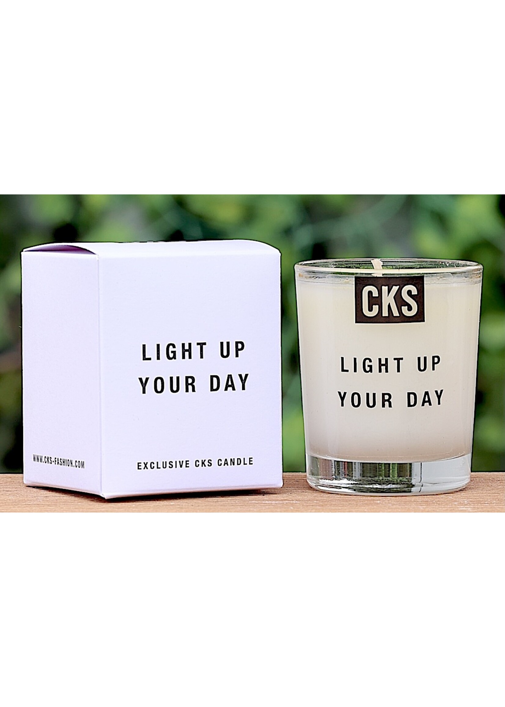 Klein gepersonaliseerd geurkaarsje