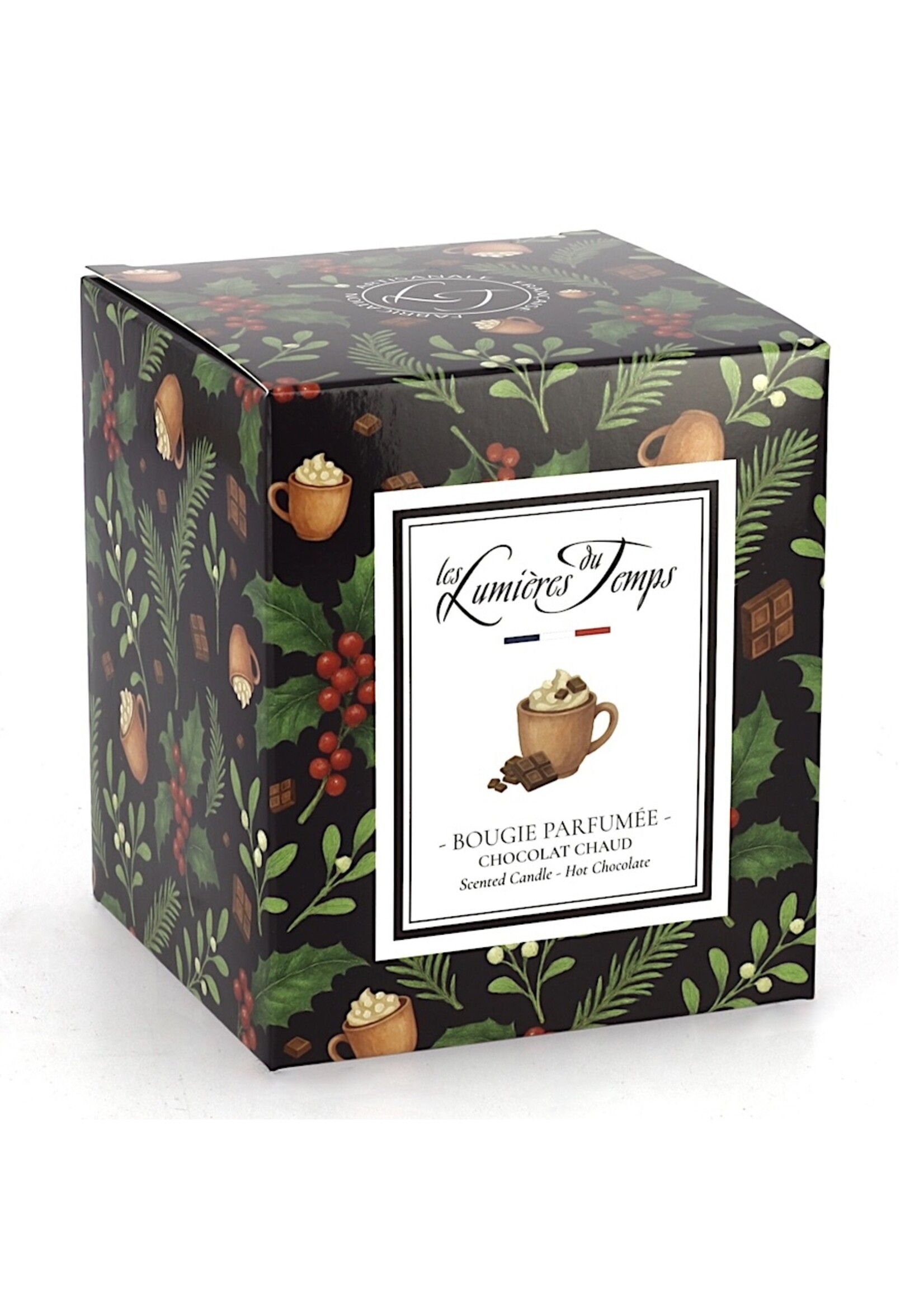 Gepersonaliseerde geurkaars verpakt in een doosje