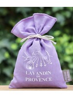 Grote lavendelzak bedrukt