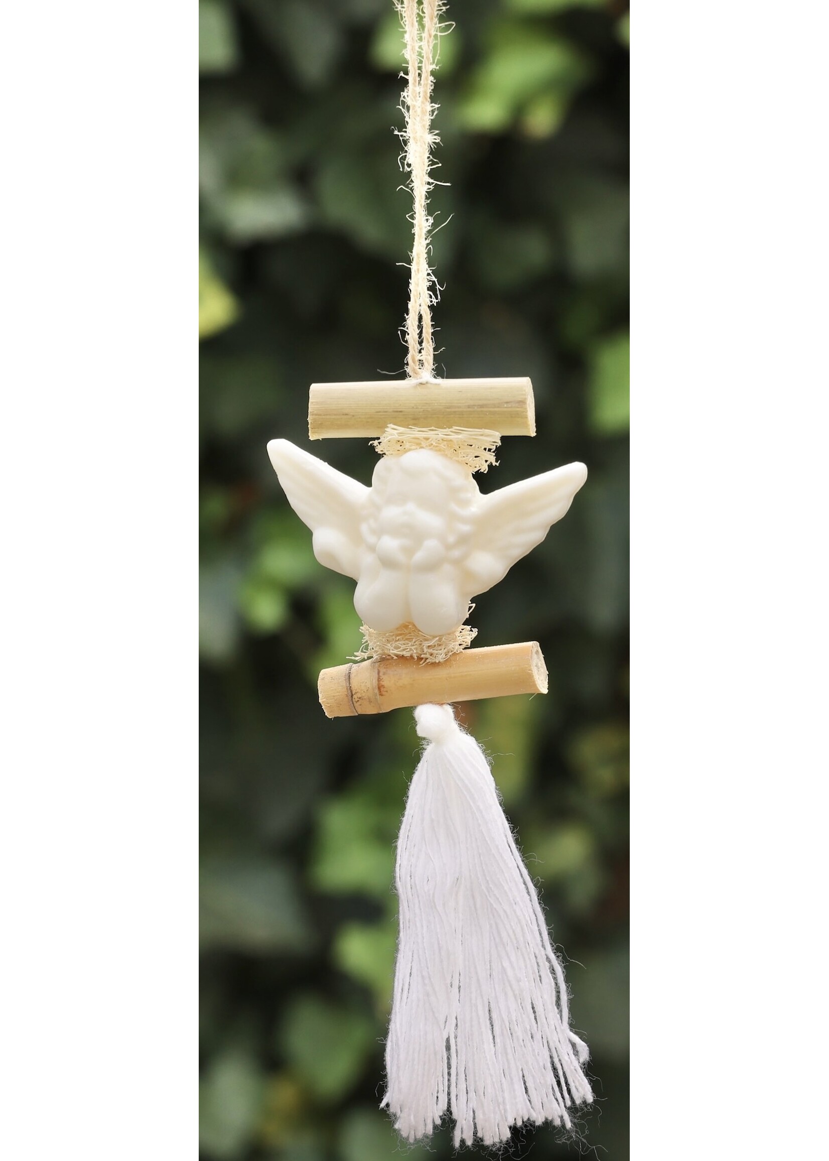 Zeepslinger aan koord