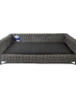 Let's Sleep Let's Sleep Cozy Basket Rieten Hondenmand XL Antraciet