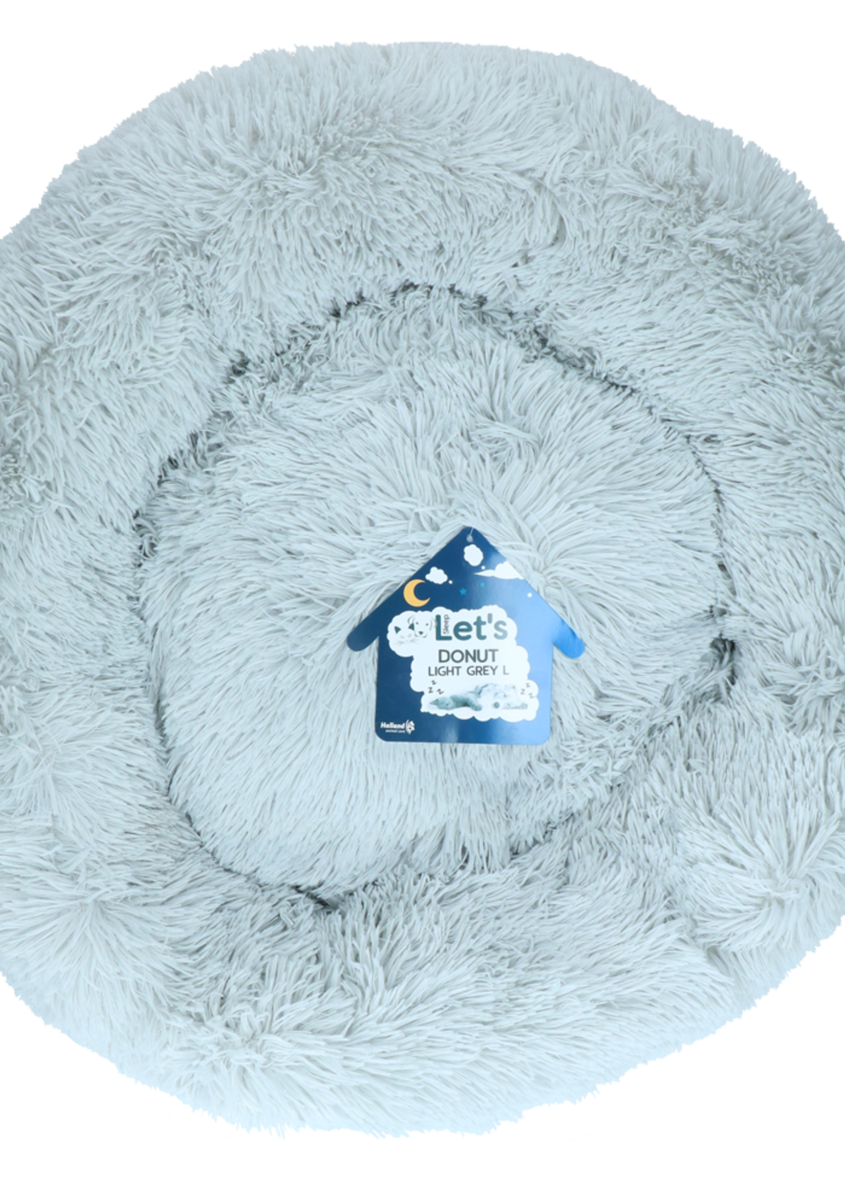 Let's Sleep Let's Sleep Donut Lichtgrijs L