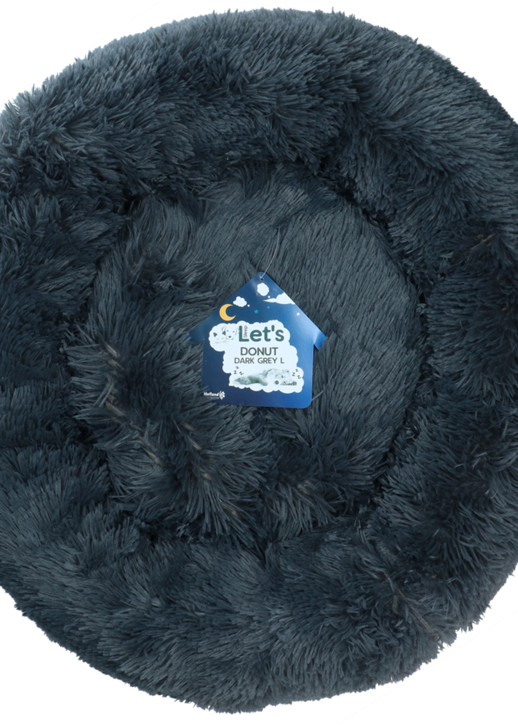 Let's Sleep Let's Sleep Donut Donkergrijs L