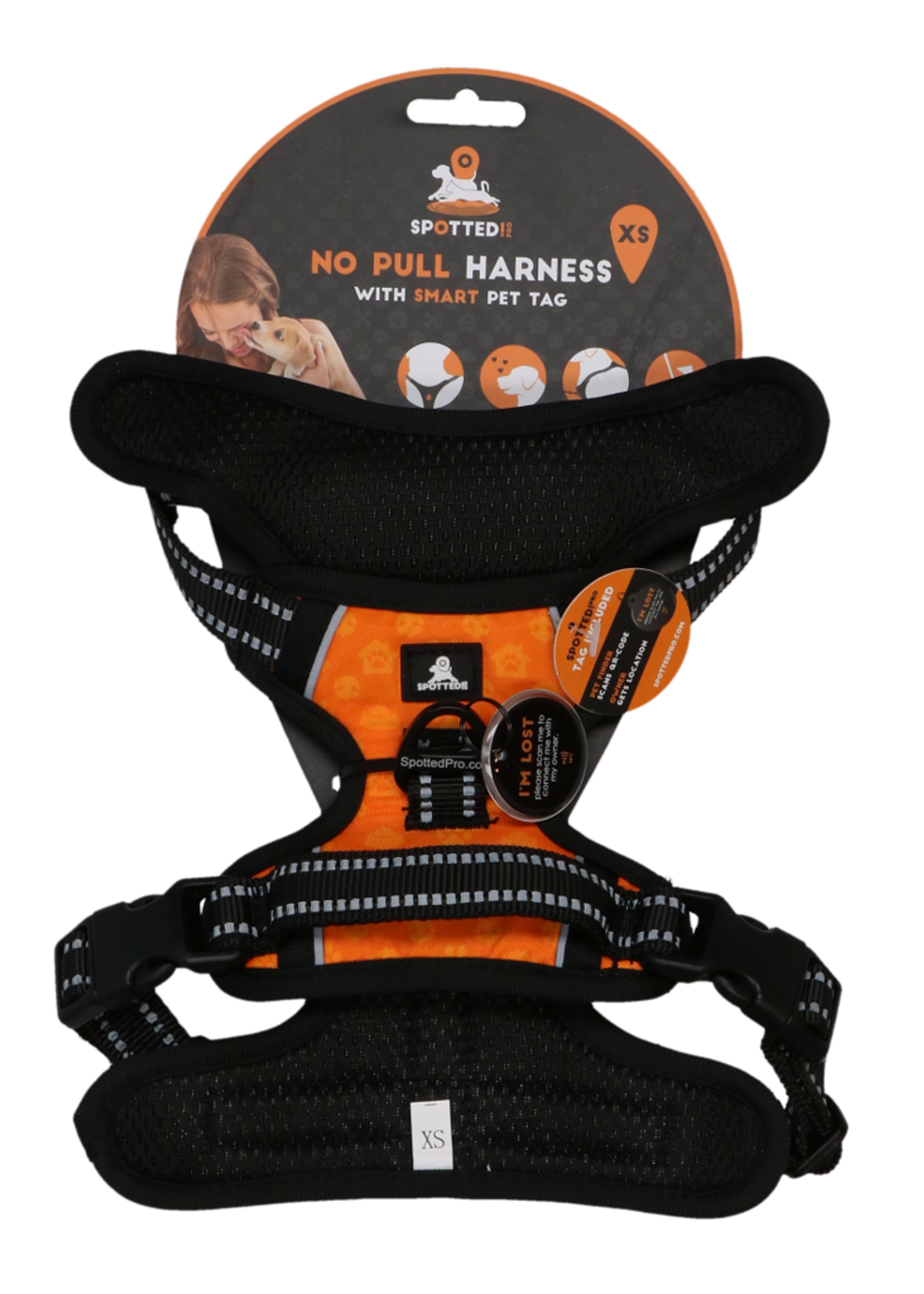 Spotted! Pro Spotted! Pro No Pull Harnas Oranje XS