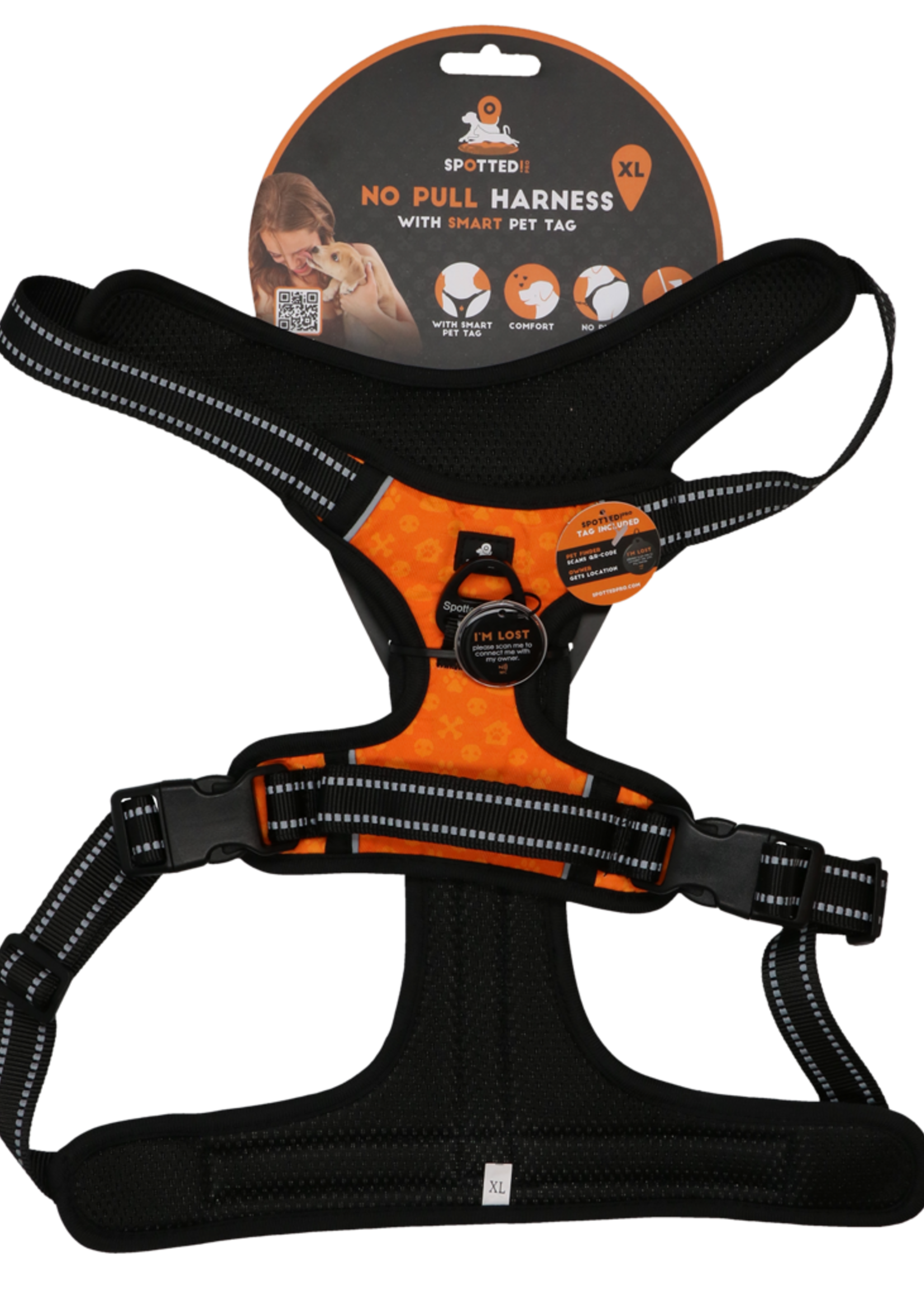 Spotted! Pro Spotted! Pro No Pull Harnas Oranje XL