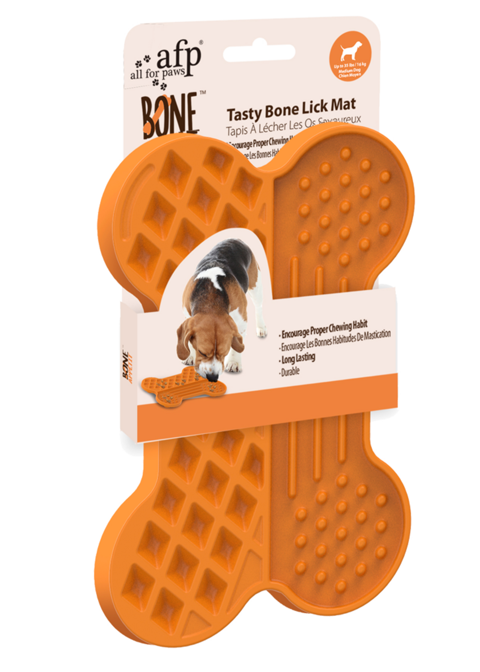 AFP AFP Bone Appetit - Tasty Bone Lick Mat L