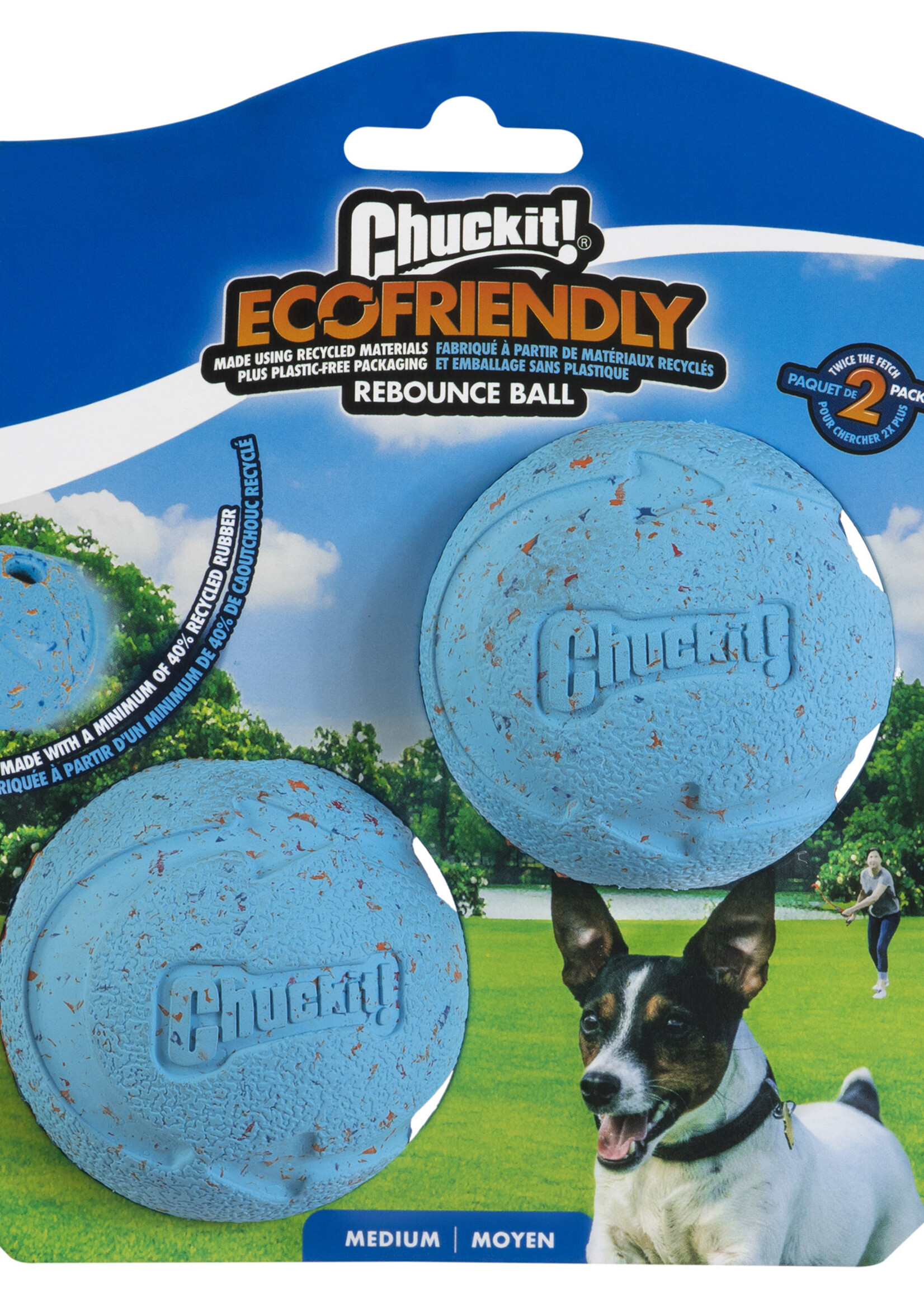 Chuckit! Chuckit! Rebounce Fetch Ball M (2-pack)