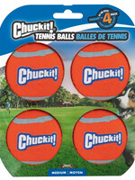 Chuckit! Chuckit! Tennis Ball M (4-pack)