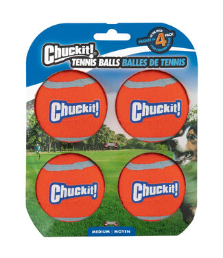 Chuckit! Chuckit! Tennis Ball M (4-pack)