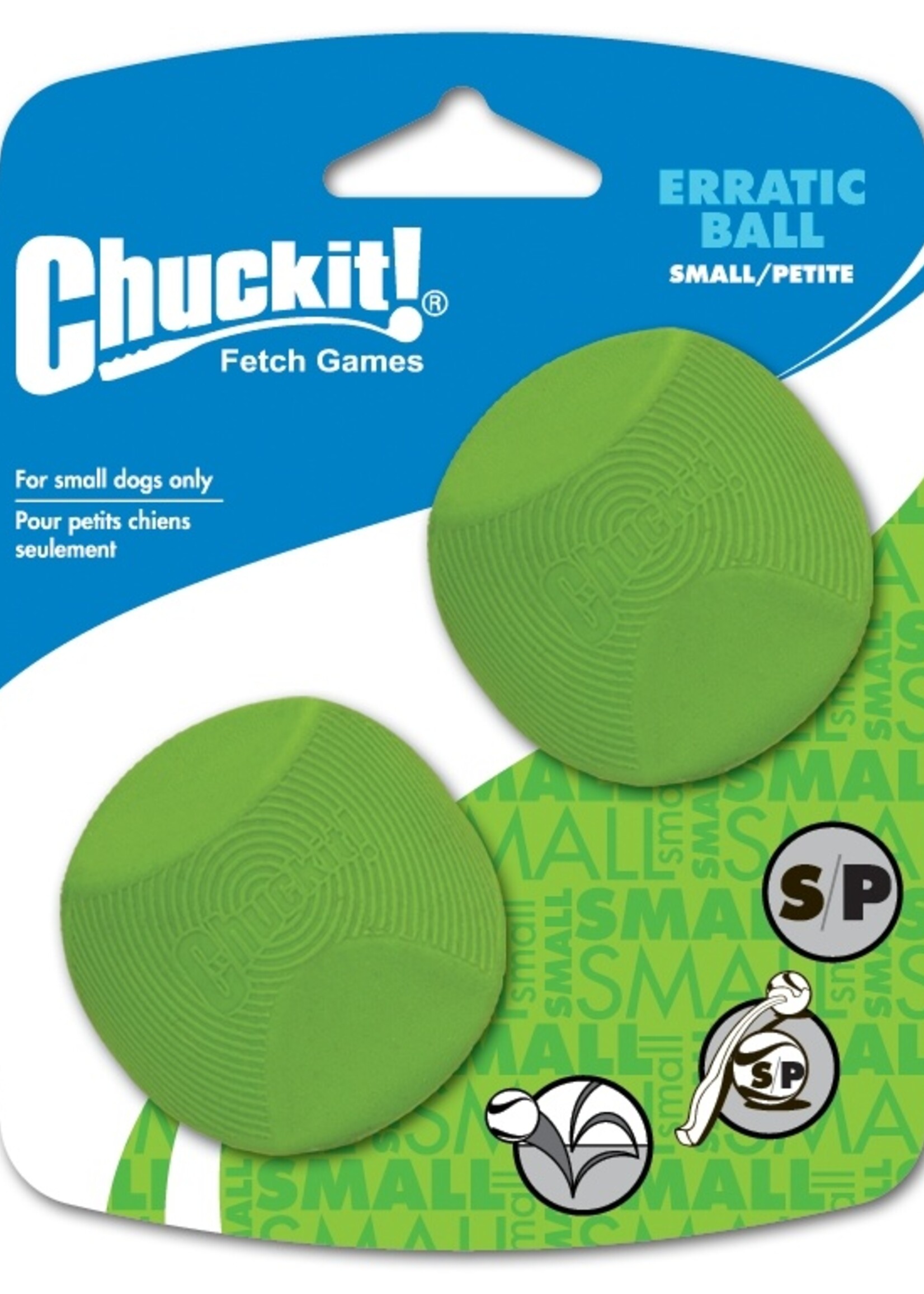 Chuckit! Chuckit! Erratic Ball S (2 pack)