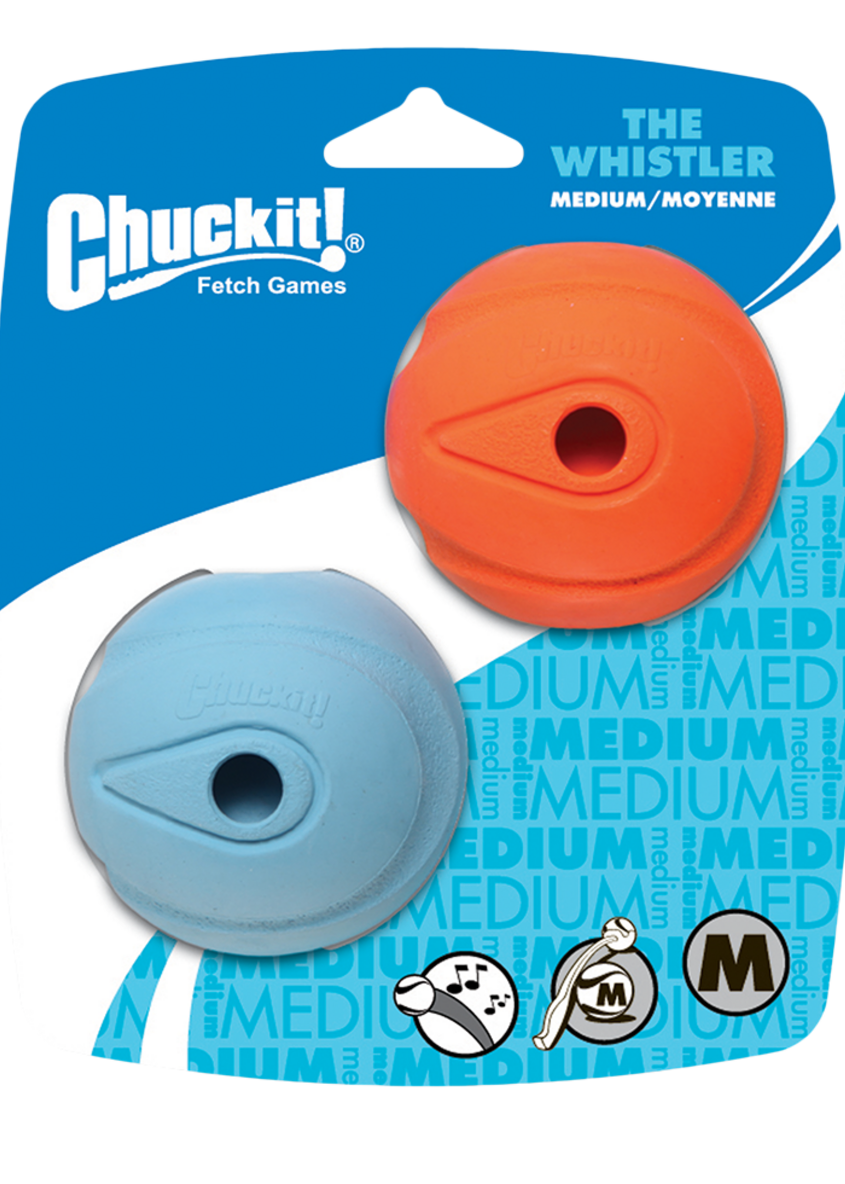Chuckit! Chuckit! The Whistler M (2-pack)