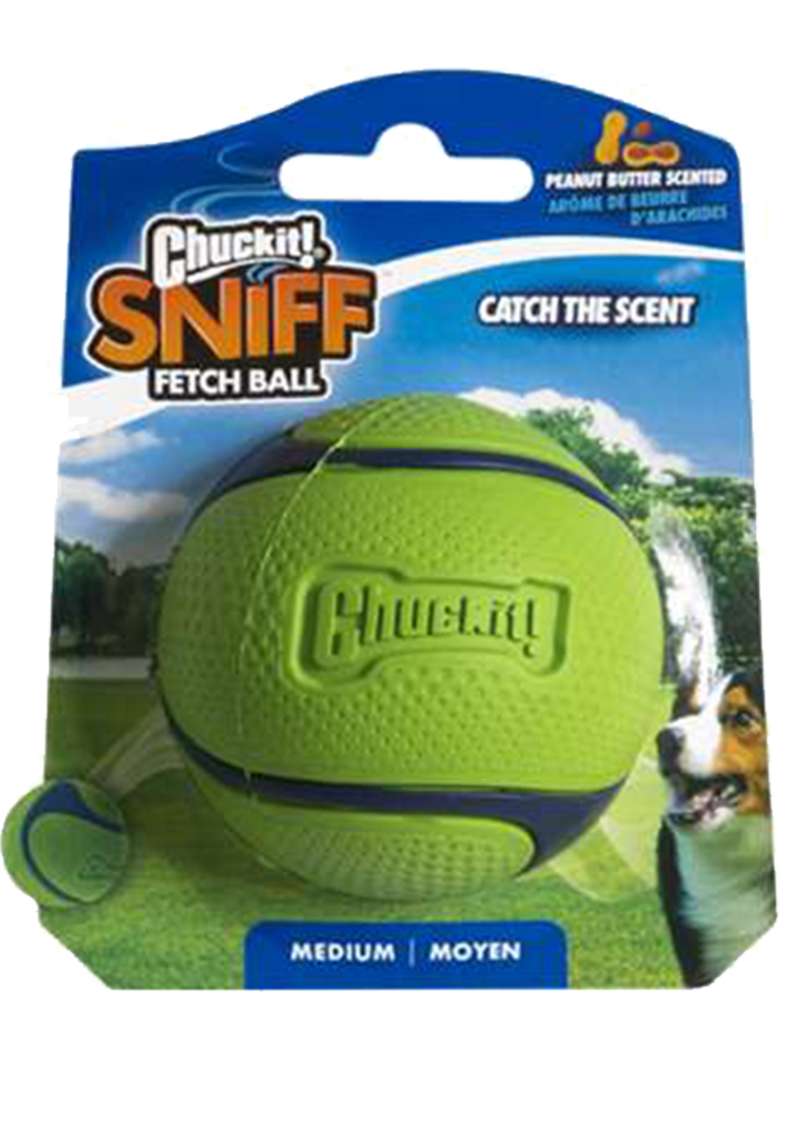 Chuckit! Chuckit! Sniff Fetch Ball Peanut Butter M
