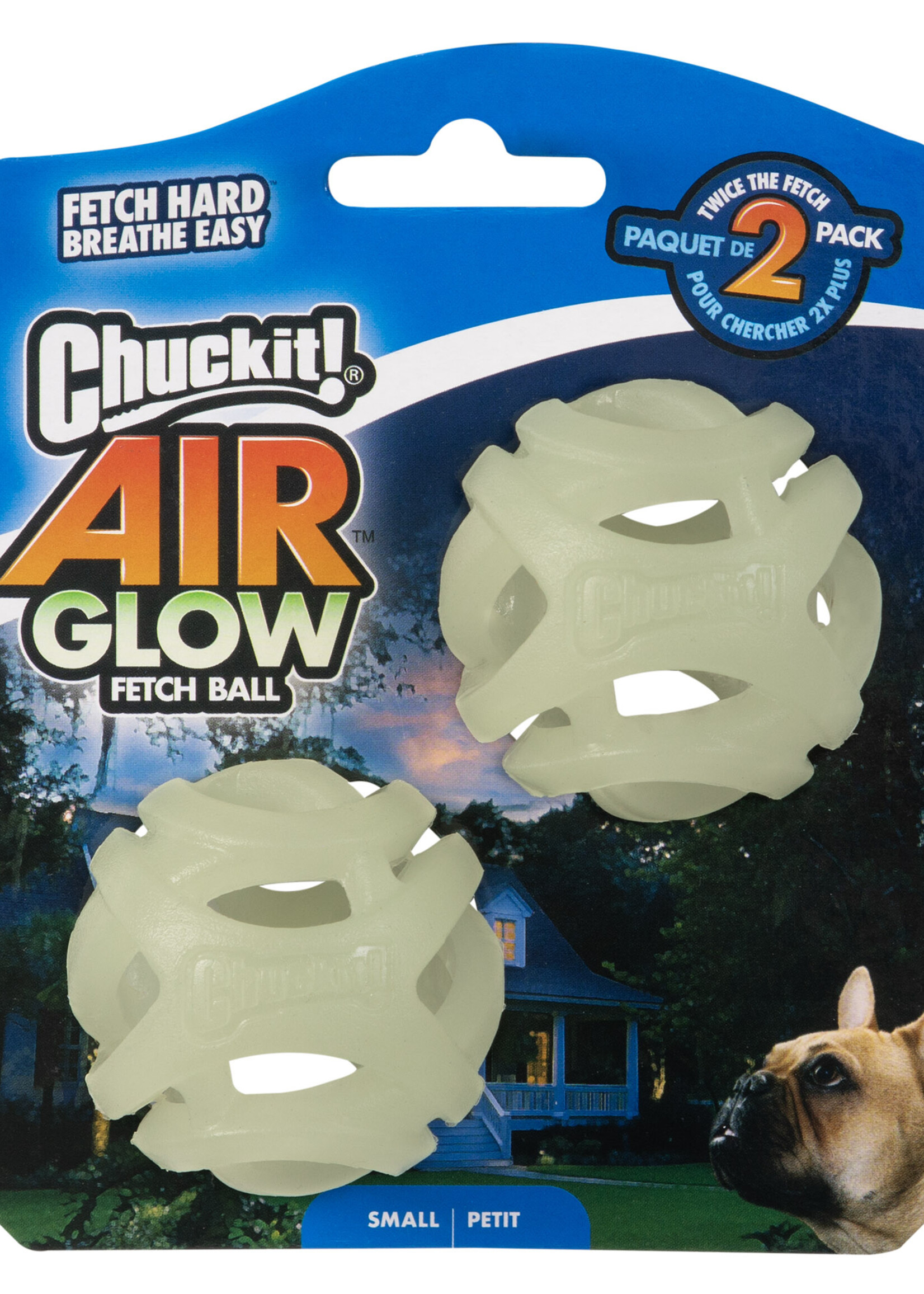 Chuckit! Chuckit! Air Glow Fetch Ball S (2-pack)
